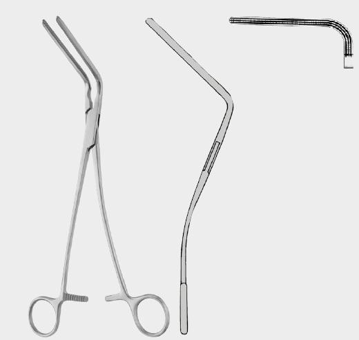 Атравматичний судинний затискач ДЕБЕЙКІ (DEBAKEY), 18 см (cm)